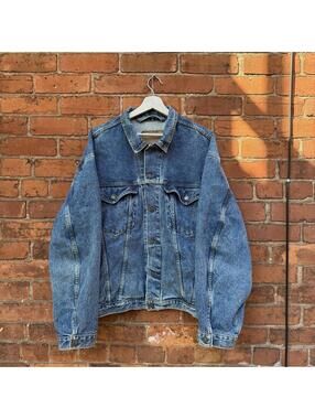 vintage Levi’s western back jean jacket 90s XL